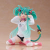 Hatsune Miku PVC Statue Desktop Cute Figure Hatsune Miku Cat Ear T-Shirt Ver. 13 cm