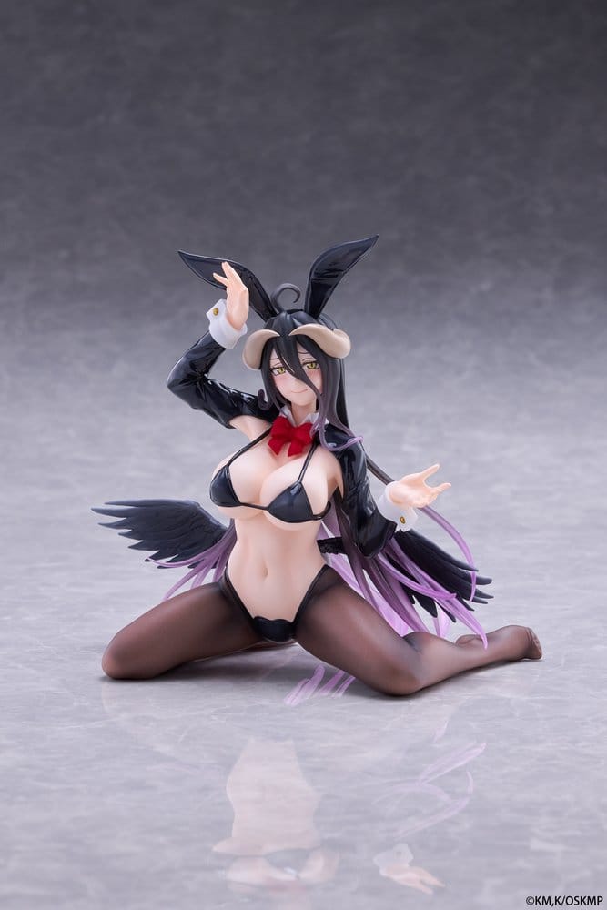 *PRE-ORDER*  Overlord Moflock PVC Figure Albedo (Reverse Bunny Suit Ver.) 13 cm