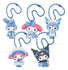Sanrio Twinchees Mini Figures My Melody x Kuromi Sweet Lolita 5 cm Blind Pack  (1 stuk)