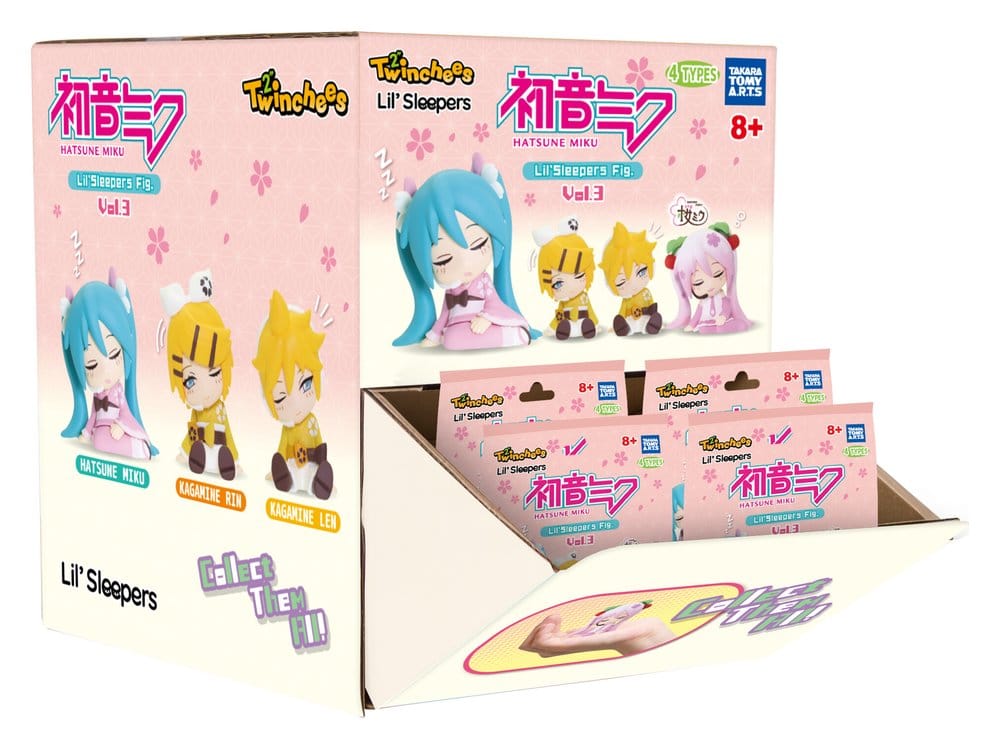 Hatsune Miku Twinchees Mini Figures Lil' Sleepers Wave 3 5 cm Blind Pack (1 stuk)